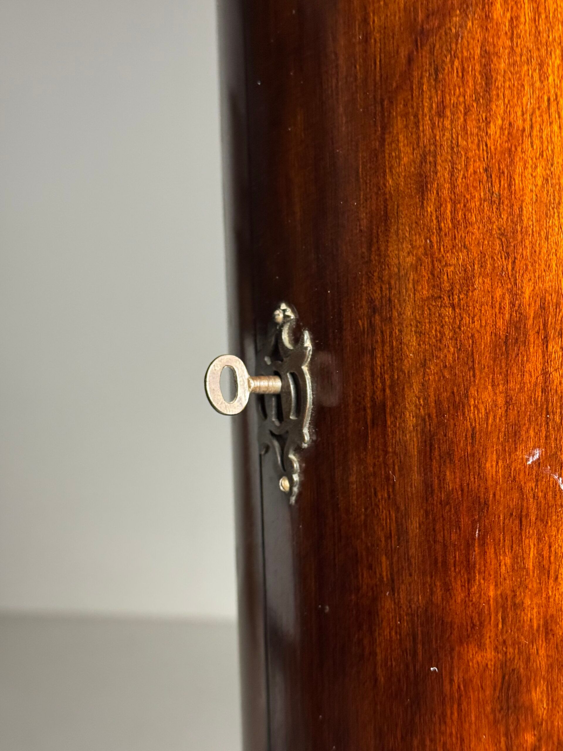 Mahogany wall cabinet 19th century