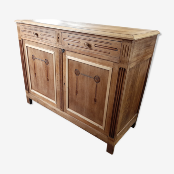 Solid oak buffet