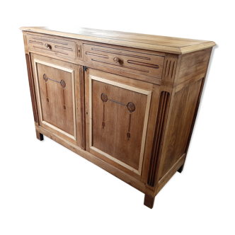 Solid oak buffet