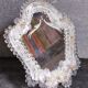 Venetian mirror 22cm X 24 cm Murano glass to pose 50s