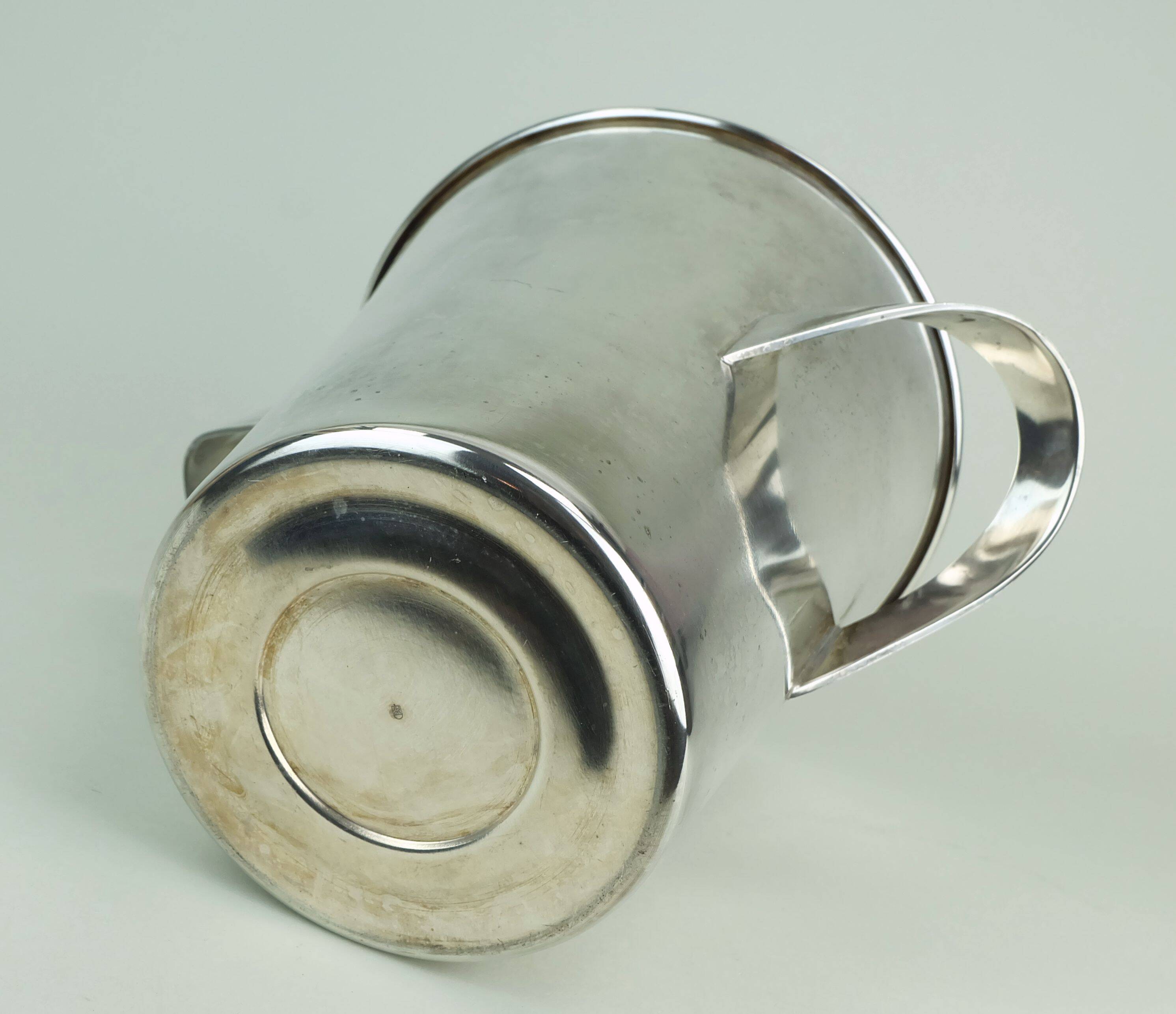 Silver-plated mid century champagne cooler designed by kurt mayer for wmf  1950s