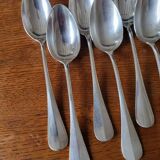 10 silver plated table spoons