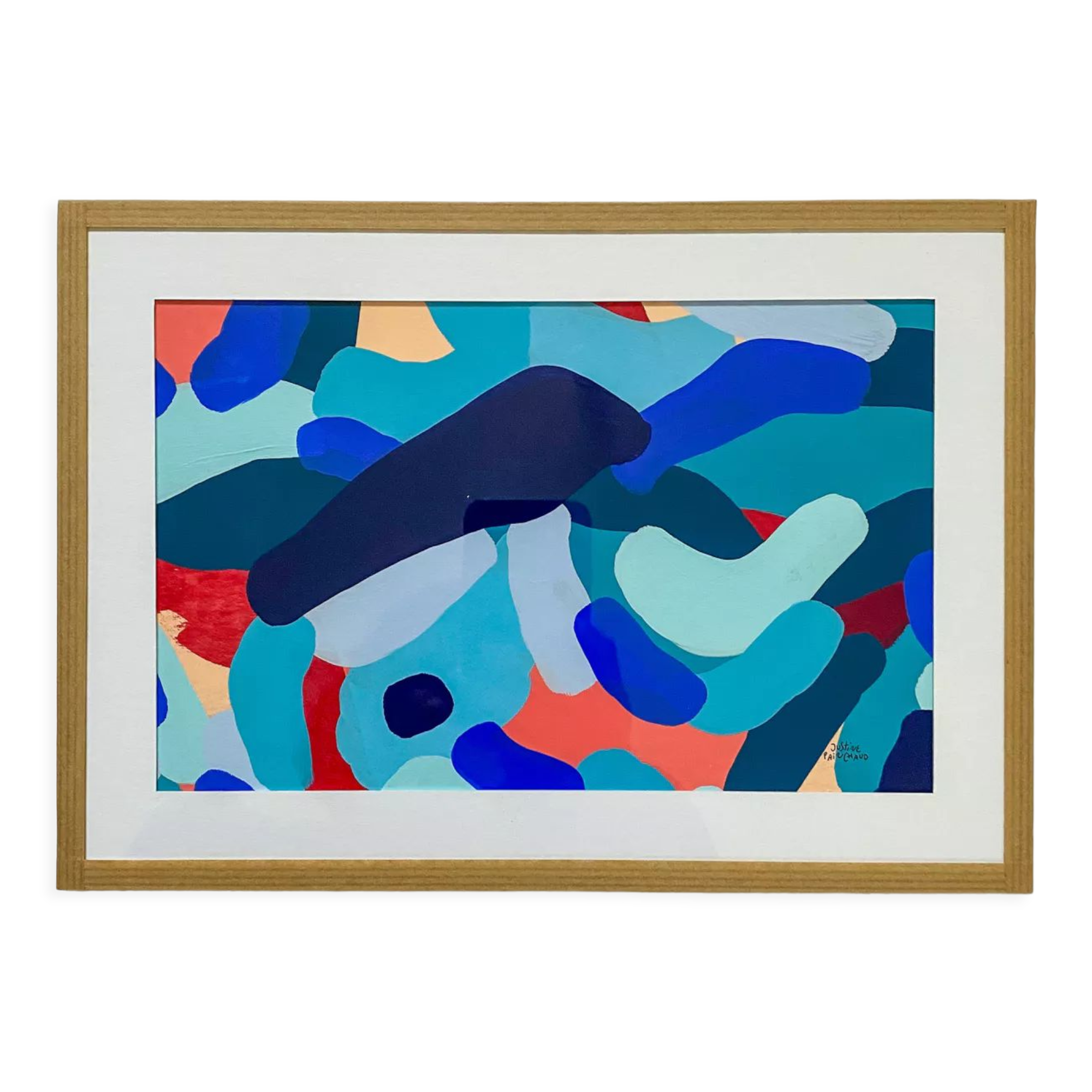 Original painting under glass "Hidden"