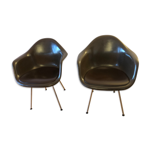2 fauteuils DAX de Charles & Ray
