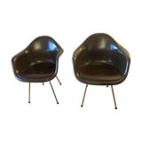 DAX armchairs by Charles & Ray Eames edition Heman Miller, 1970