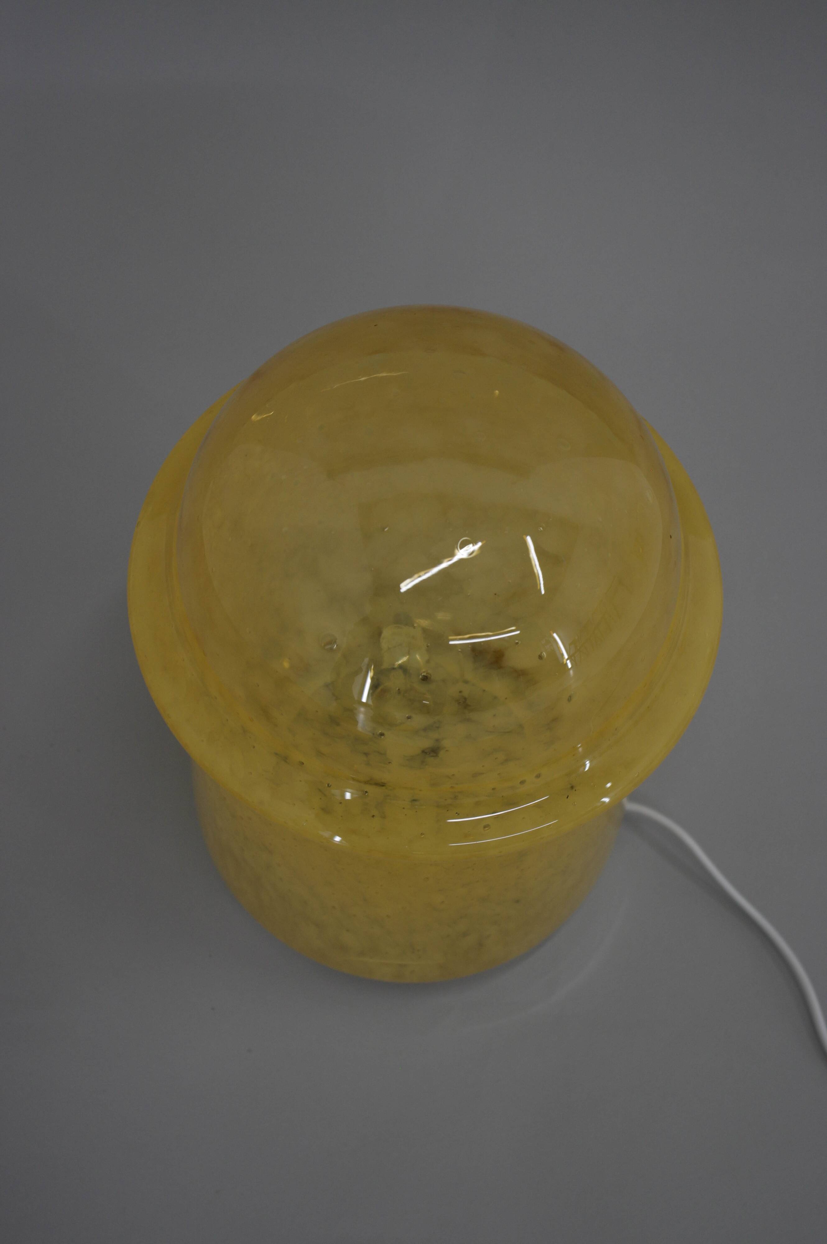 Bubble Glass Table or Floor Lamp, 1970s