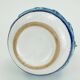 italian vintage VASE nuovo rinascimento relief decor white blue turquoise