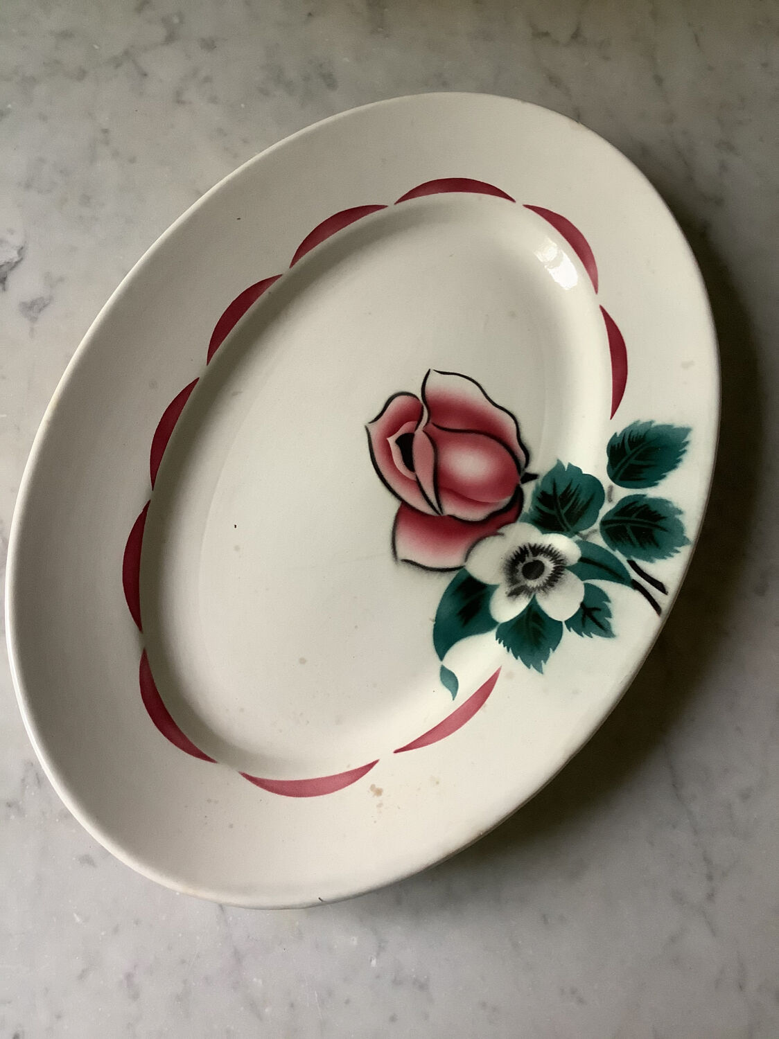 Flat oval sarguemines suzon