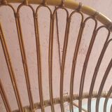 Rattan basket bed