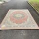 Kasan burgundy red combed wool oriental rug 200x300cm