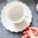 Prestigious 62-piece dinnerware set in vintage 70's Limoges white porcelain by Raynaud