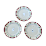 Assiettes plates gien modèle gilles