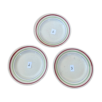 Assiettes plates gien modèle gilles