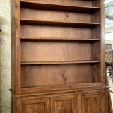 Napoleon III showcase in solid walnut around 1920-1930
