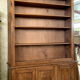 Napoleon III showcase in solid walnut around 1920-1930