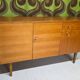 Vintage enfilade in teak veneer from the 60s/70s.
