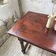 Table XXL noyer massif foncé 3m