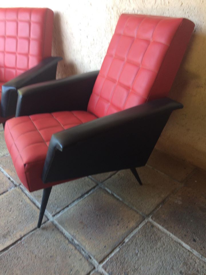 Set of two armchair vintage years 50/60