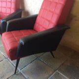 Set of two armchair vintage years 50/60