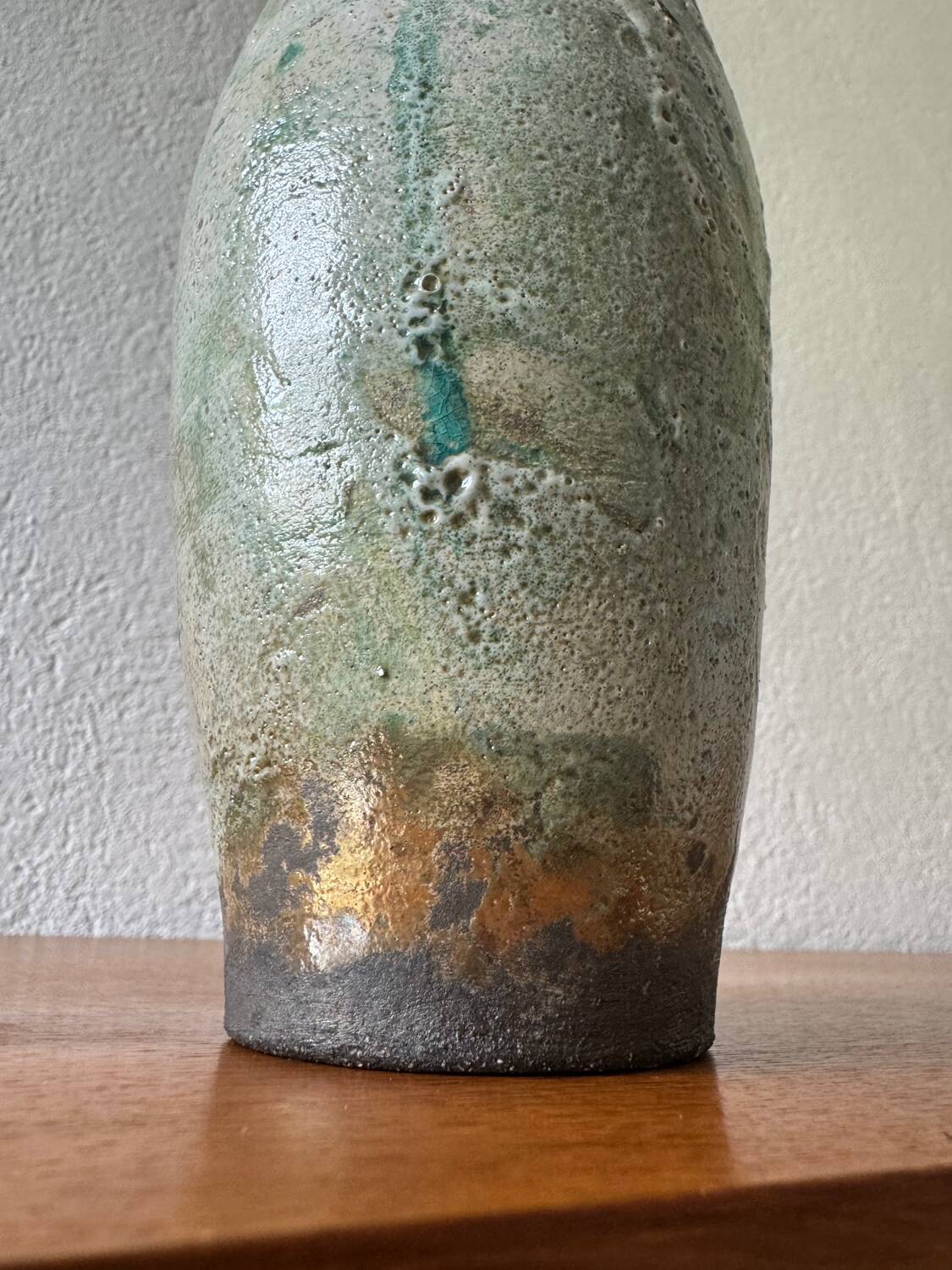 Vintage raku vase