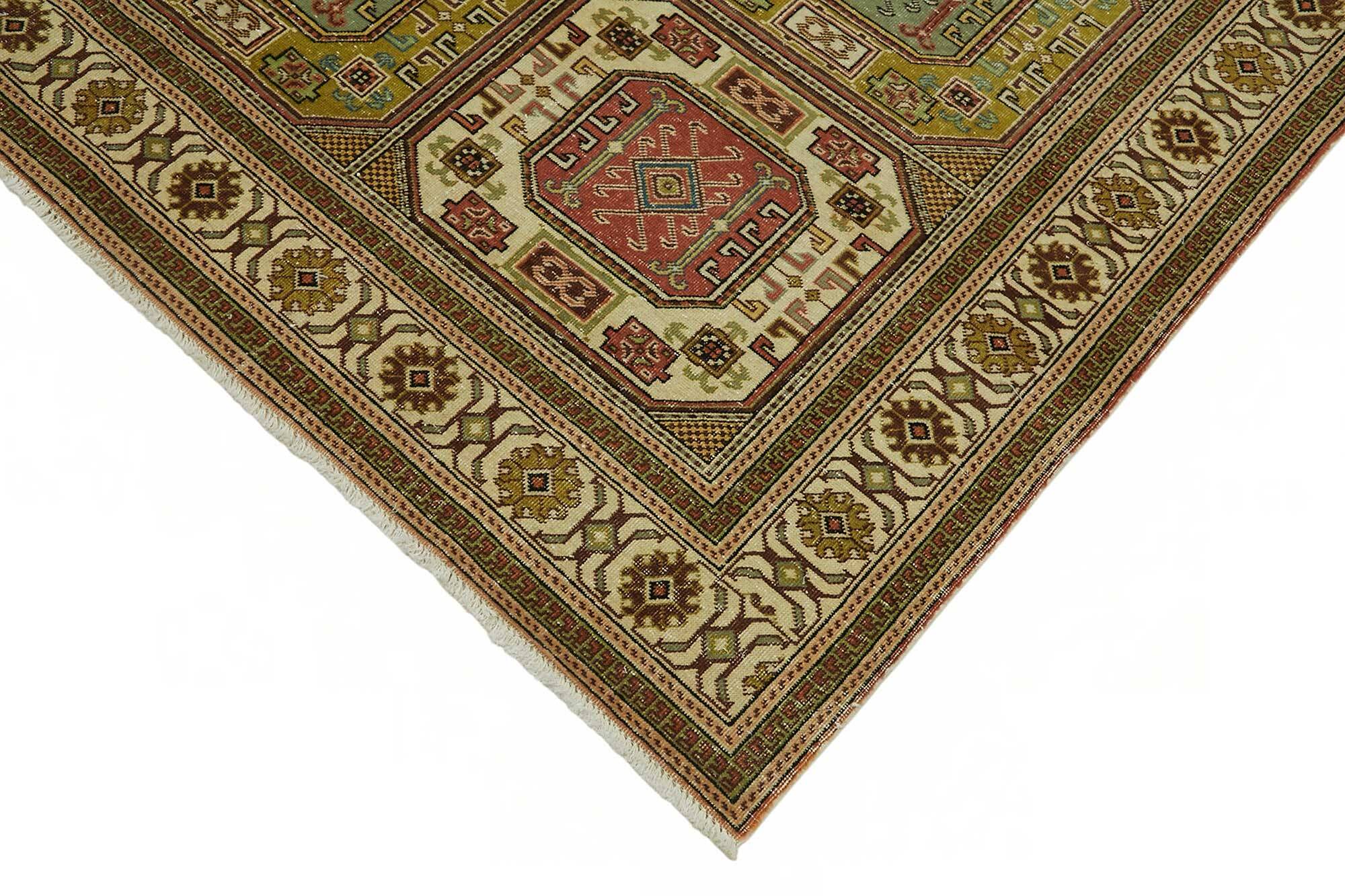 Turkish Wool Vintage Kayseri Rug 195 cm x 295 cm