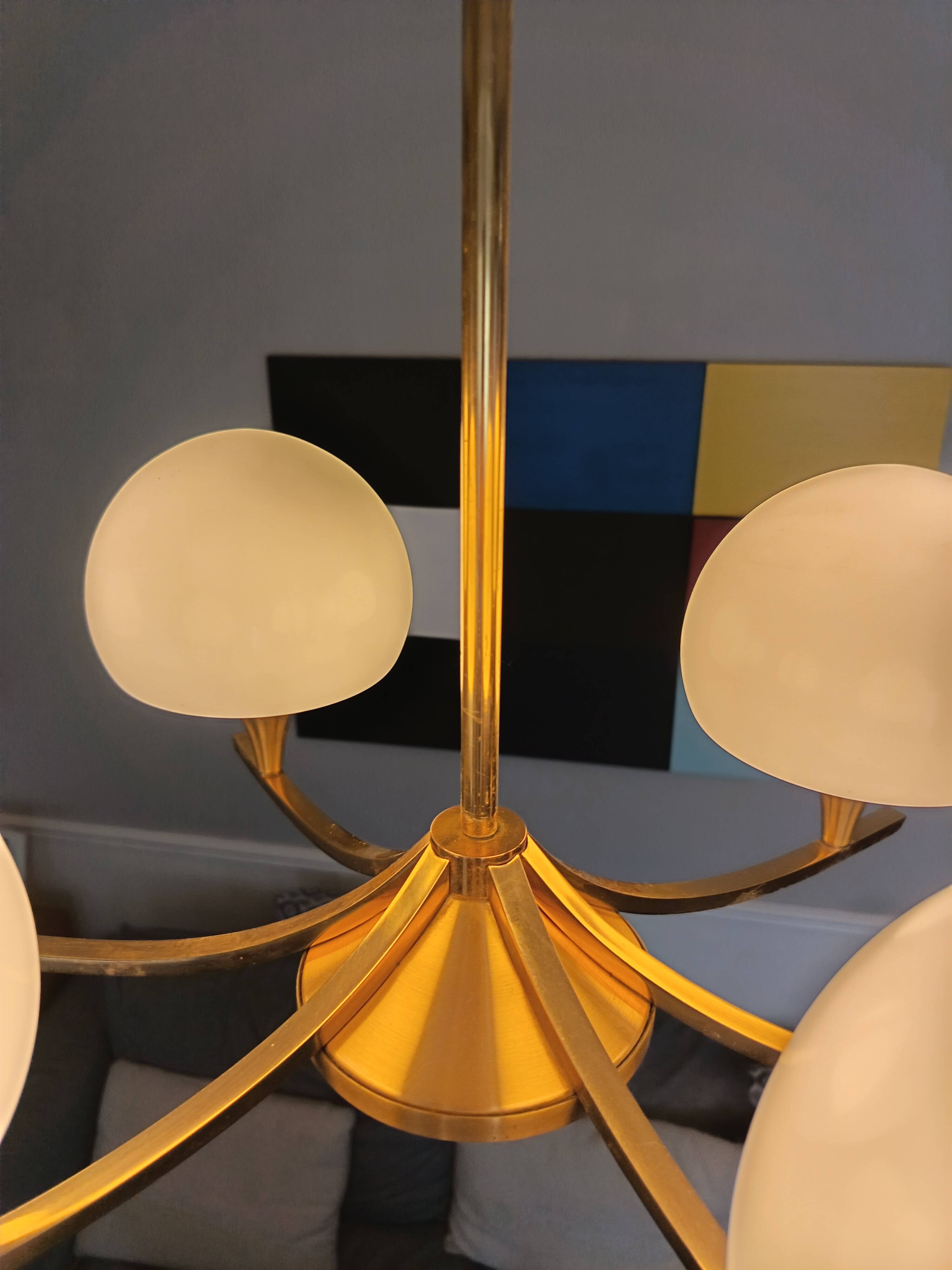 Chandelier par Gaetano Sciolari des années 1970