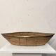 Corbeille « bateau » bambou et laiton 1970
