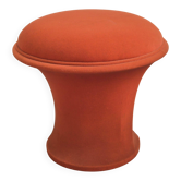 Pouf Ottoman Mushroom Stool Vintage 1960 Wool Jersey DLG Pierre Paulin