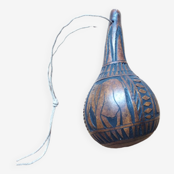 Maracas percussion or carved rattle African crafts