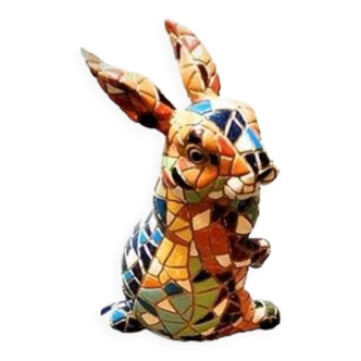 Lapin en mosaïque