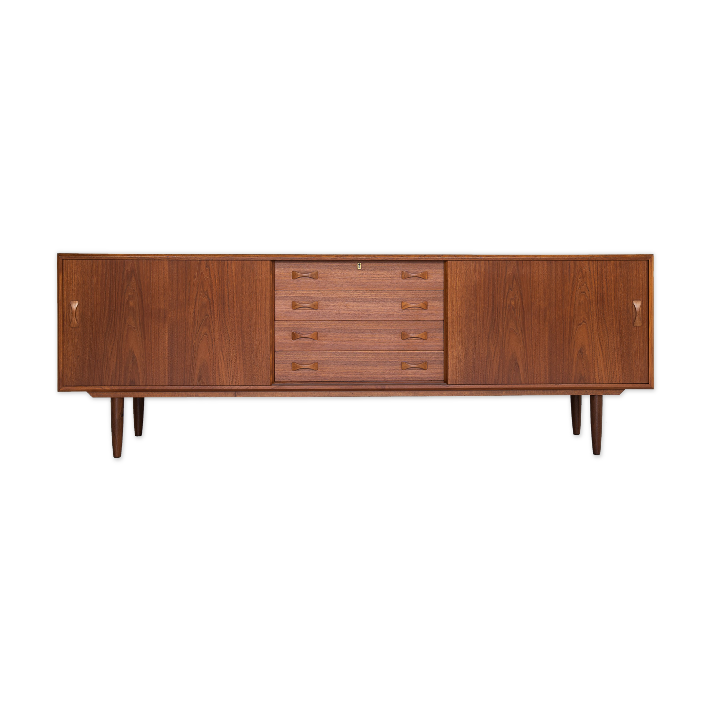 Midcentury Danish sideboard in teak by Clausen & Søn 1960s