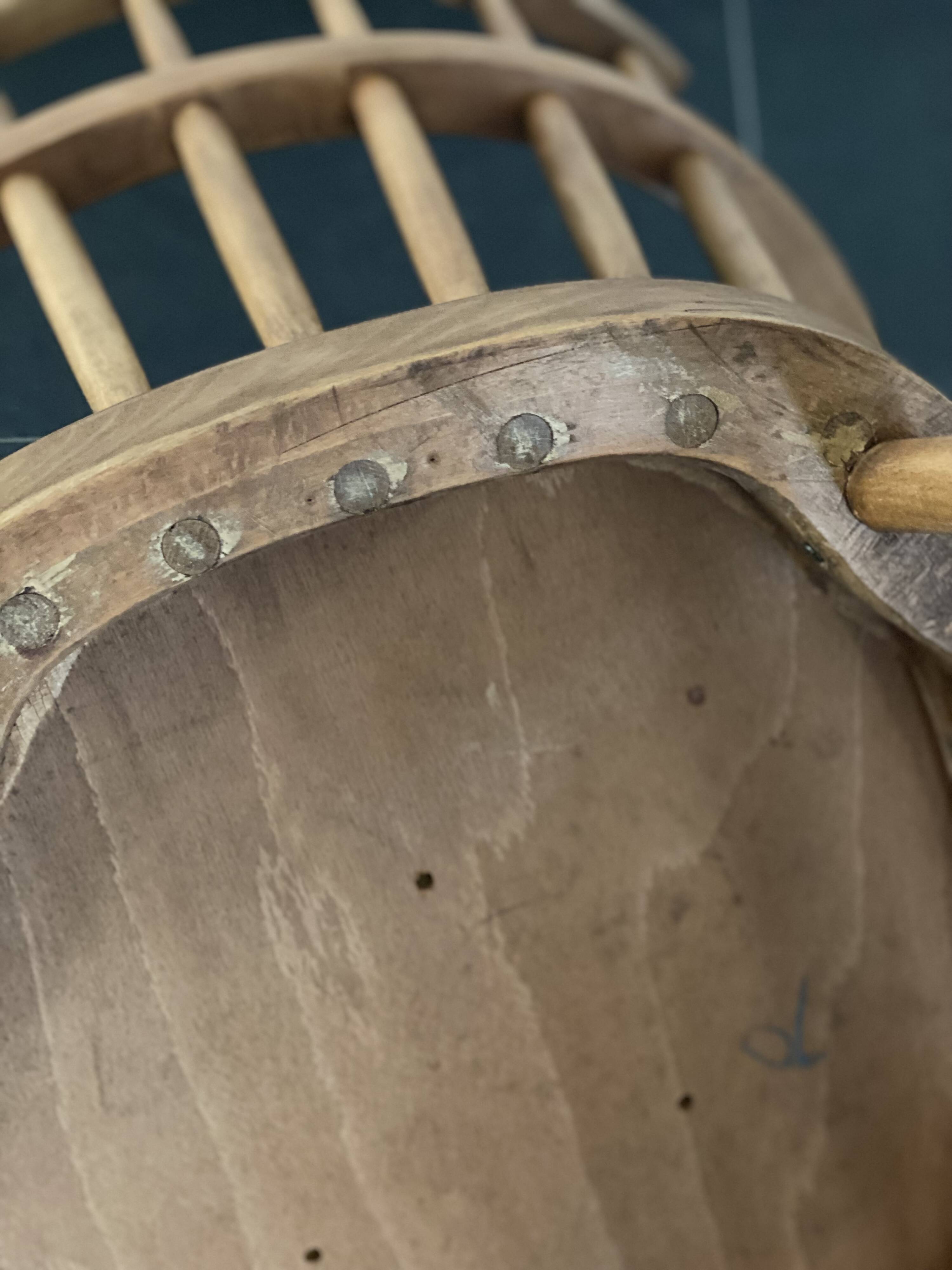 Chaise de bureau par Helmut Lubke du milieu du siècle