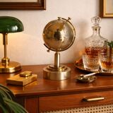 Vintage 1960 cigarette case world map dispenser - 21 x 10 cm