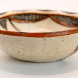 Berber dish with abstract patterns Sejnane Tunisia