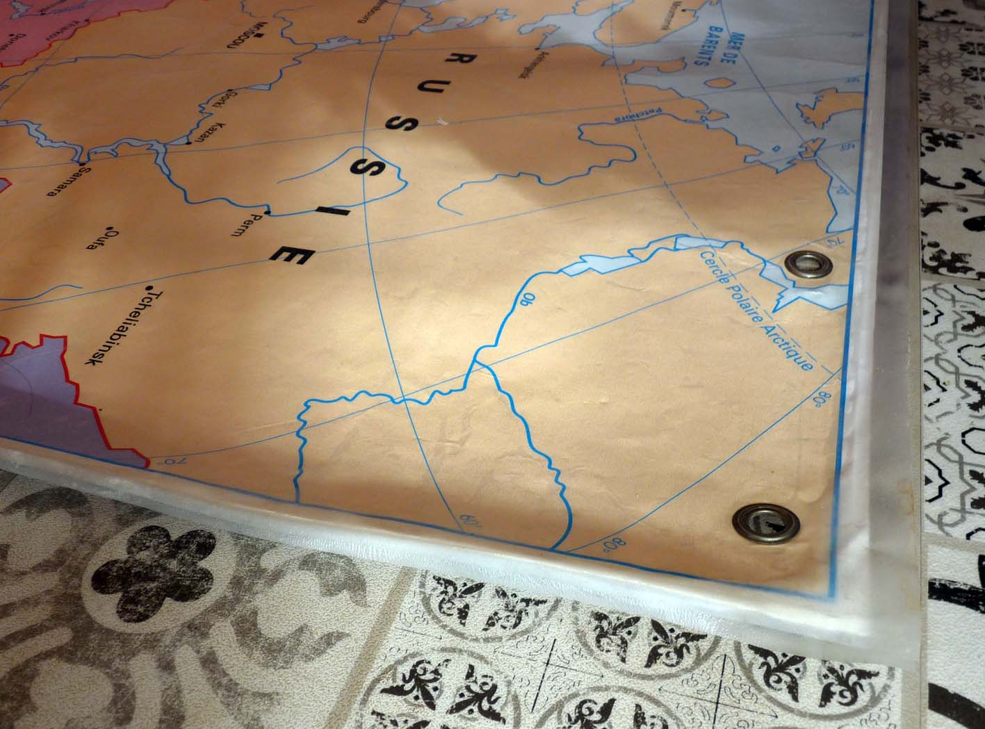 School map post vintage Europe edition MDI poster