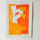 Minimalist geometric painting