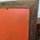 Old plastered and gilded wooden mirror 138x84