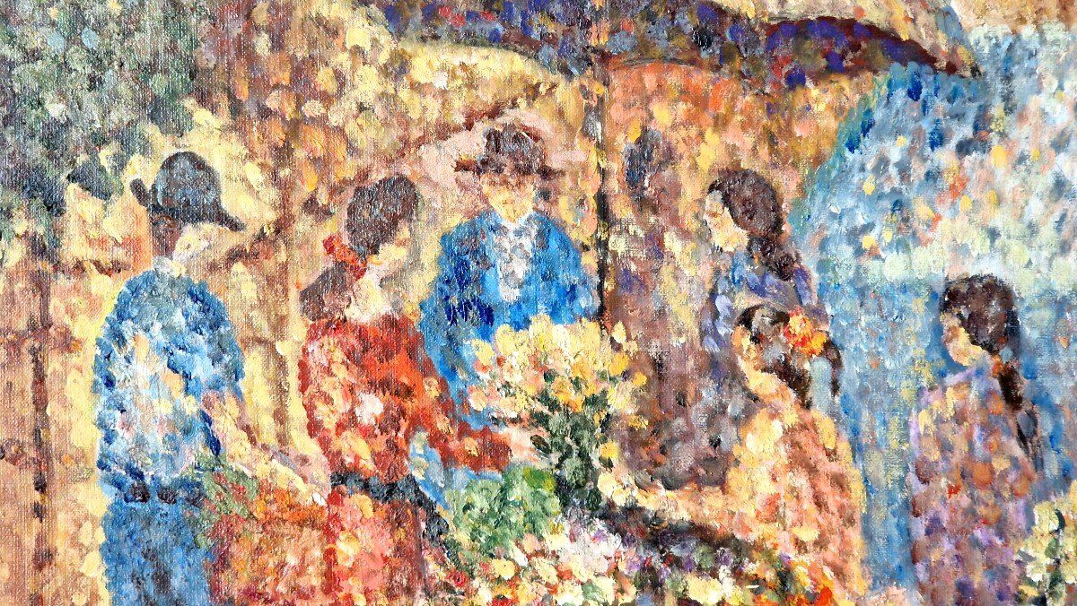 The Flower Market by Colette Fromentin