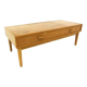 Scandinavian oak low console, Sweden, 1960