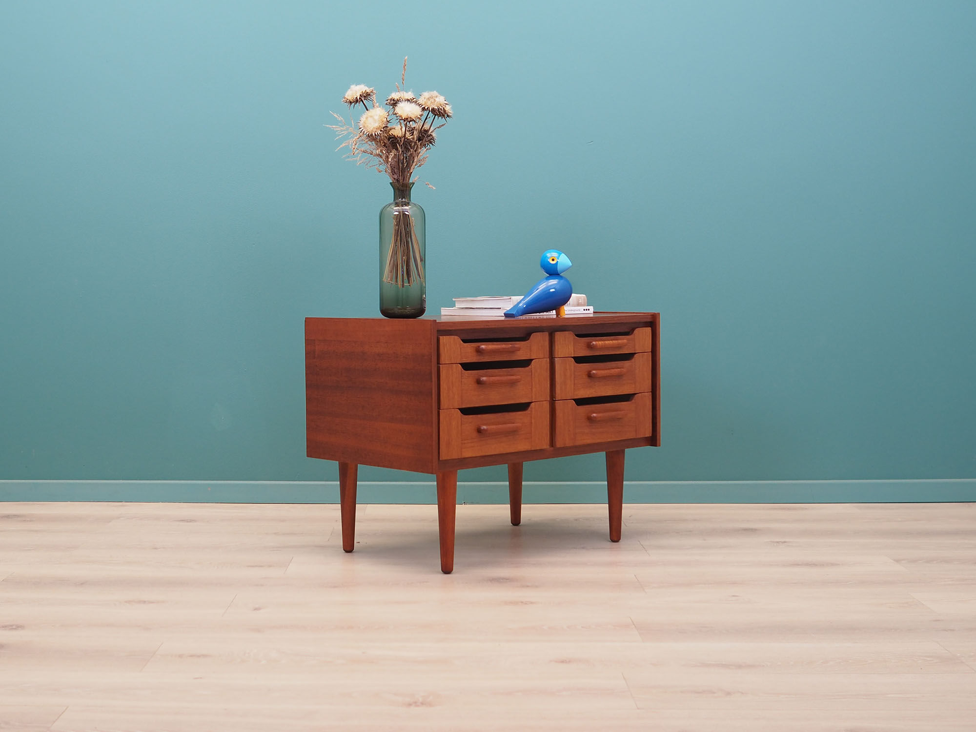 Teak chest of drawers, Danish design, 60s, made in Denmark