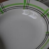 6 Ceranord St Amand deep plates with checks