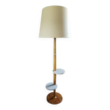 Lampadaire art déco en bois