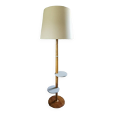 Lampadaire art déco en bois