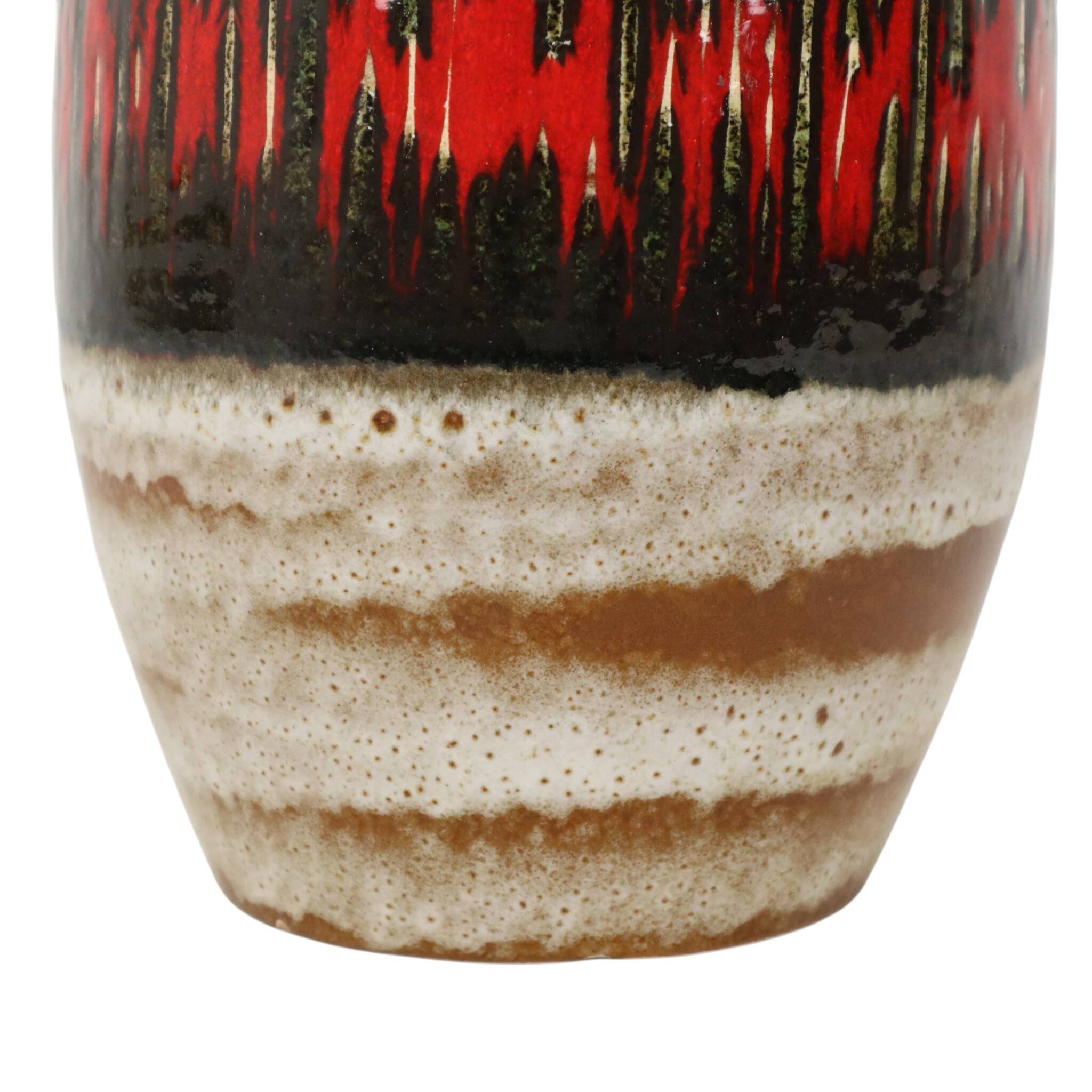 Scheurich 'Fat Lava' Lora Vase, Glazed Ceramic, 529-38