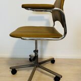 Vintage Mustard Office Chair by Kovona K-107 from Czechoslovakia 1970’s