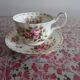 Royal Albert Porcelain Cup and Saucer (June)