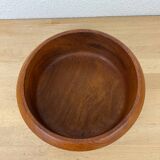 Scandinavian teak bowl and 4 ramekins