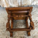 Ancienne chaise lorraine bébé enfant bois brut vintage