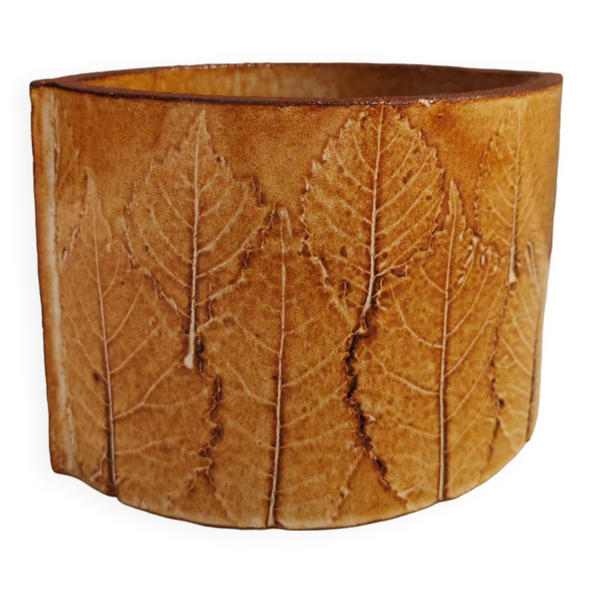 Ceramic vase, from charlotte basse denmark (signed at the bottom)