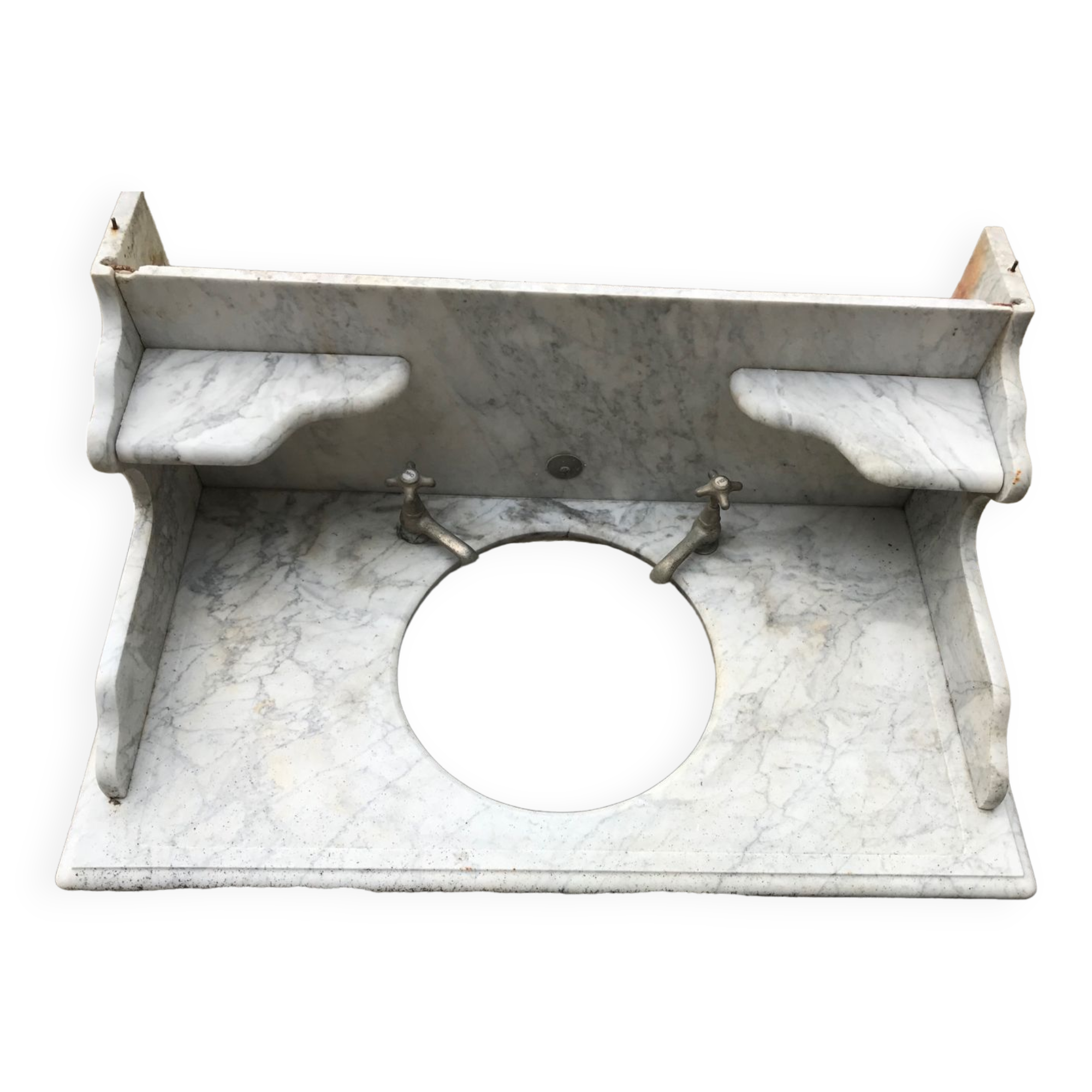 Marble toilet top